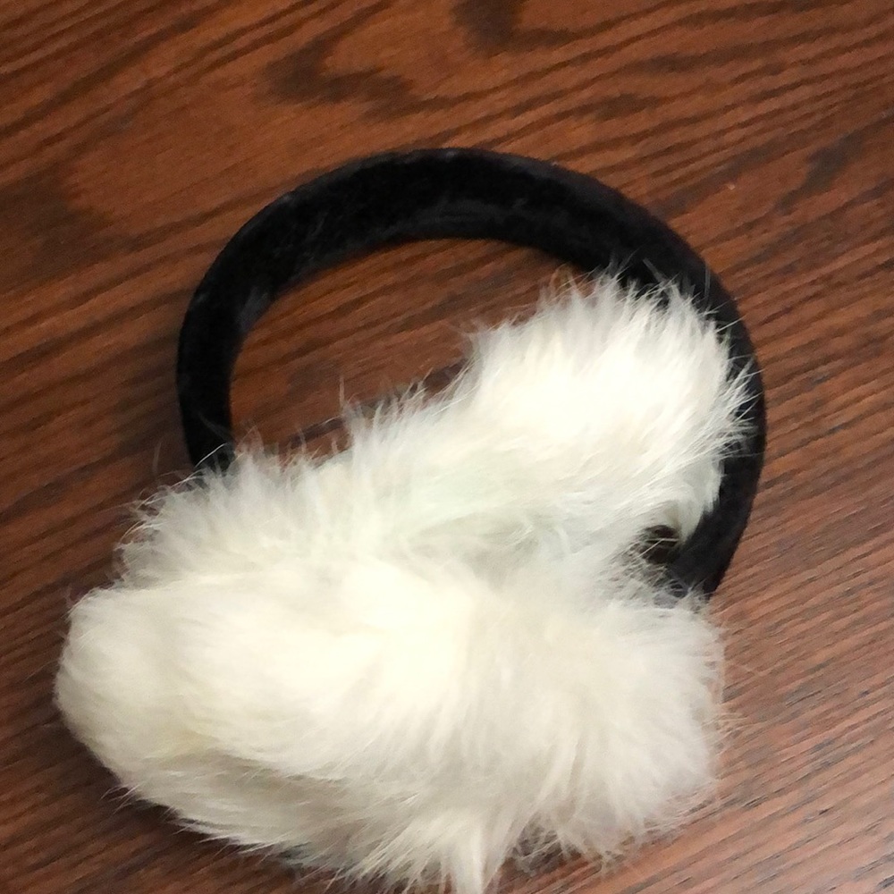 rabbit fur earmuffs